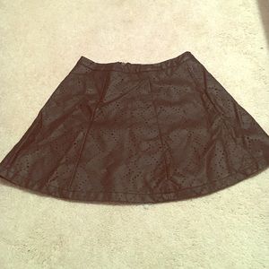 Jessica Simpson leather skirt