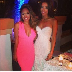 Celeb boutique 'Vanessa' hot pink dress