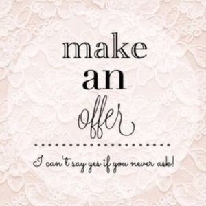 Willing to negotiate reasonable offers!💋