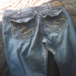 Silver Suki Jeans