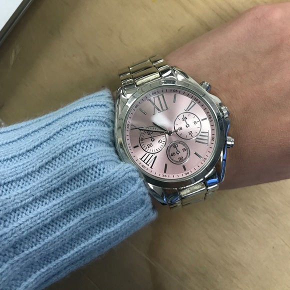 Gorgeous Pink MK imitation watch