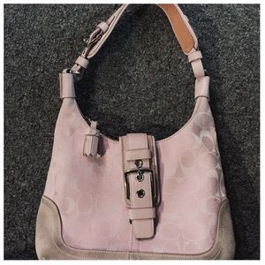 Coach Pink Shoulder Bag Purse