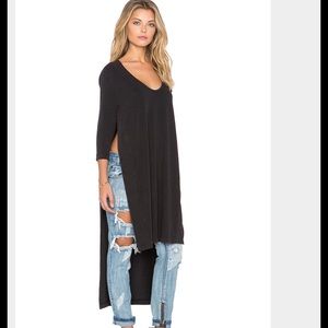 NWOT Free People Bad Girl Tunic w/ Side Slit