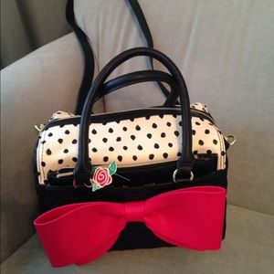 Betsy Johnson pouch bow satchel