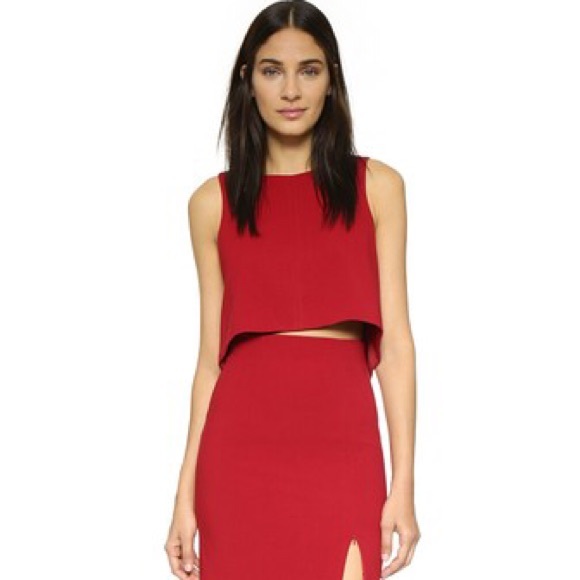 Black Halo- Kacie two piece maxi dress
