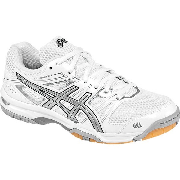Asics Gel White Volleyball Shoes