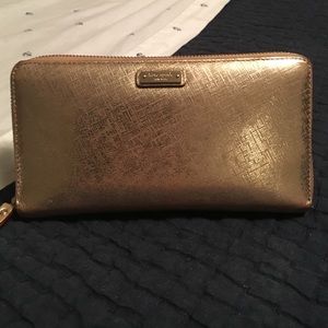 Kate Spade Metallic Gold Wallet