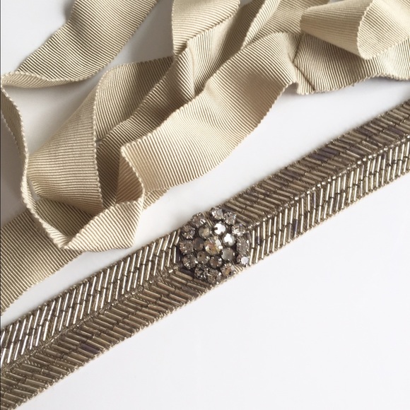 BHLDN Art Deco Herringbone sash