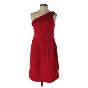 $90 The Limited One Shoulder Ruffle Dress