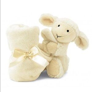 Jellycat bashful lamb soother.