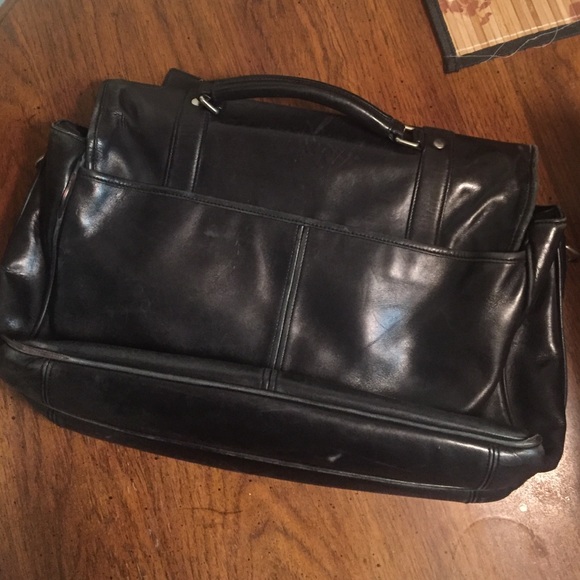 VINTAGE: Coach Fulton Unisex Leather Briefcase - Picture 2 of 4