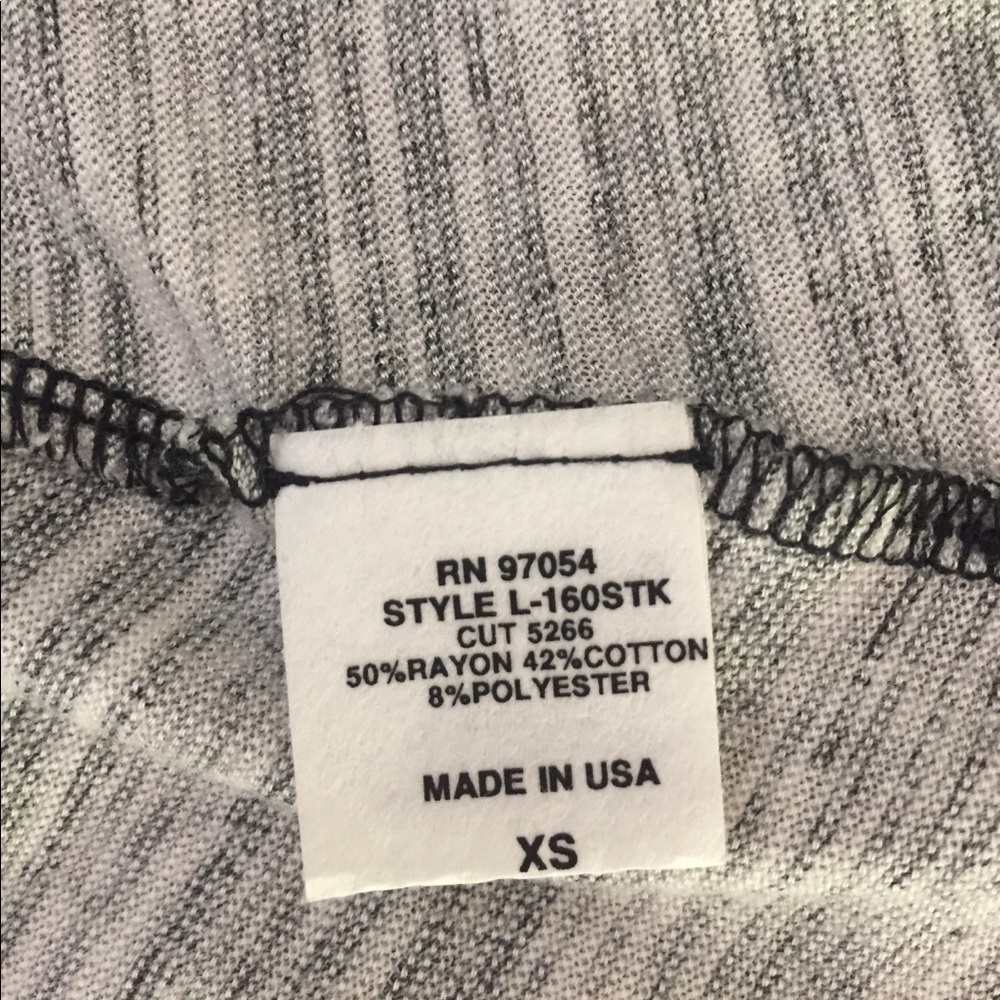 Lanston Racer Back striped tunic tank. - Picture 6 of 6