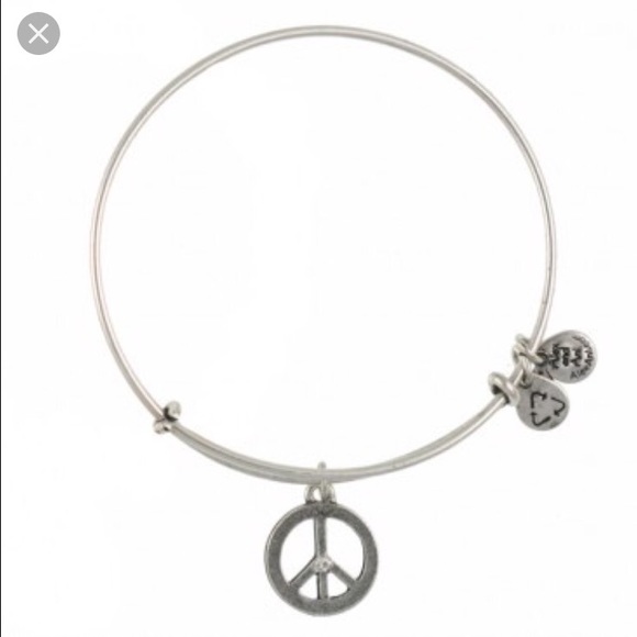 Alex and Ani World Peace Charm Bangle