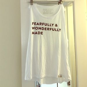 Walk in Love muscle workout shirt.