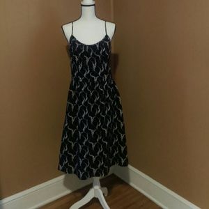 Sold Ann Taylor Blue/White Size 10 Dress