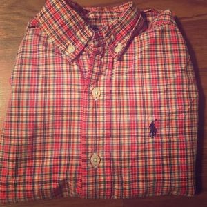 Kids Plaid Ralph Lauren Dress Shirt