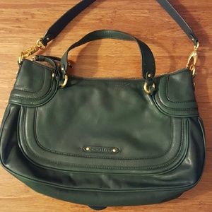 Hunter green Cole Haan shoulder bag