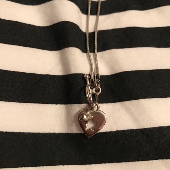 Lia Sophia heart&star toggle necklace