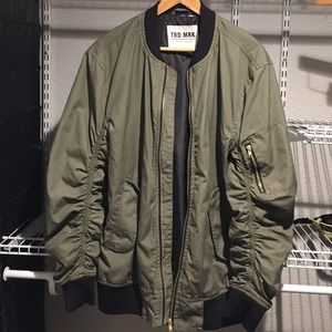 Olive Bomber Jacket