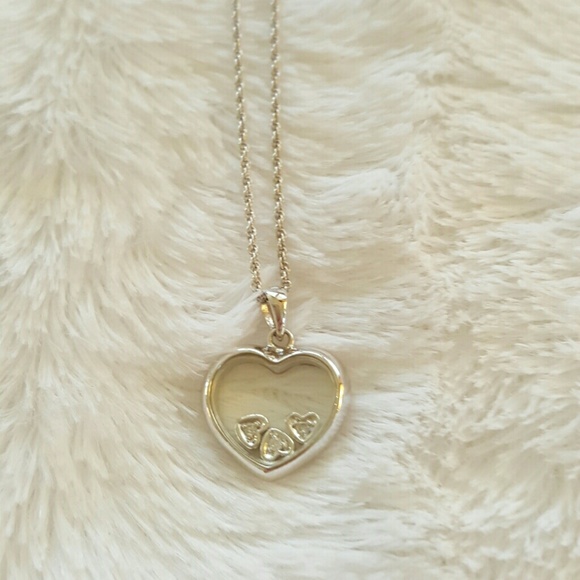 HEART Pendant w/Floating Hearts