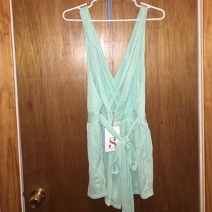 Turquoise romper