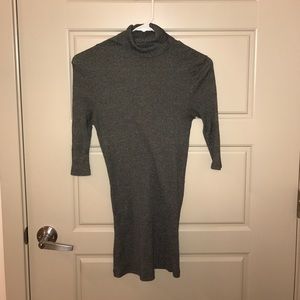 Michael Stars Shine Green/Gray Turtleneck