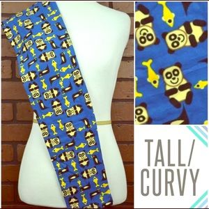 NWT LuLaRoe Tall & Curvy Panda/Fish Leggings