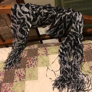 Sparkled Zebra Scarf