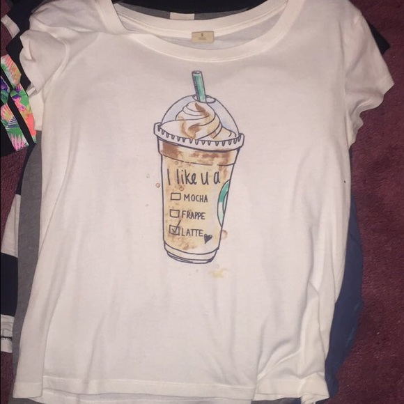 i like u a latte shirt