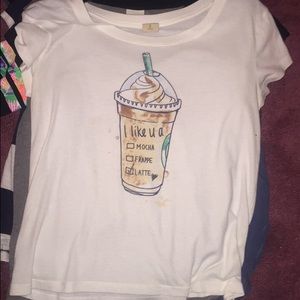 i like u a latte shirt