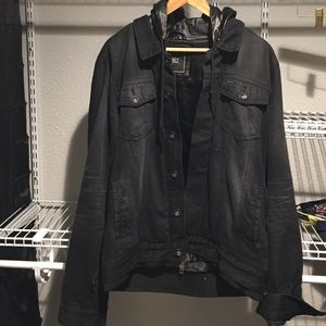 Denim Jacket w/ Hoodie