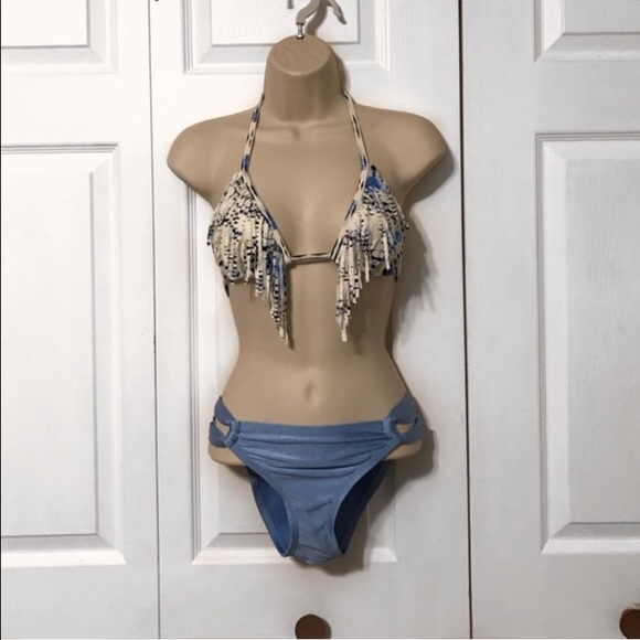 Xhilaration Other - Blue Fringe Bikini