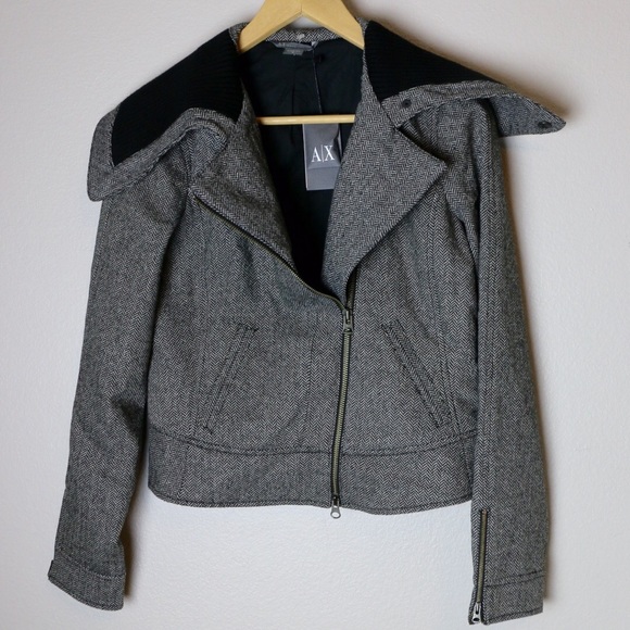 A/X Armani Exchange Moto Jacket - Size M