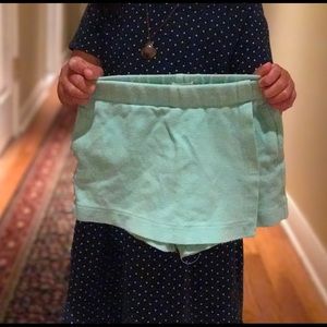 Crewcuts girls skort in light green