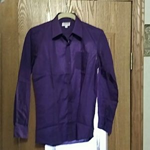 Boys Purple Dress Shirt.  NWOT.