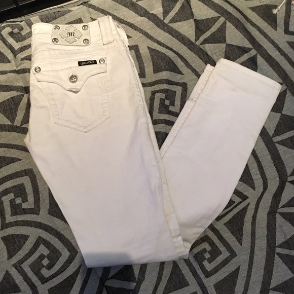 White Miss Me skinny jeans
