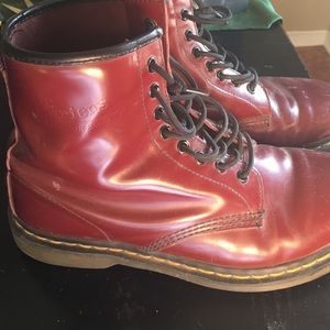 Cherry red Dr Martens boots!