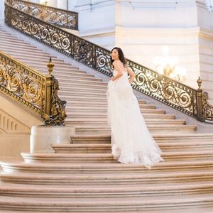 Bridal dress, perfect for photo shooting.
