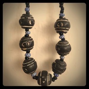African (Burkina Faso) handmade bead necklace