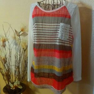 Striped Pocket Tee