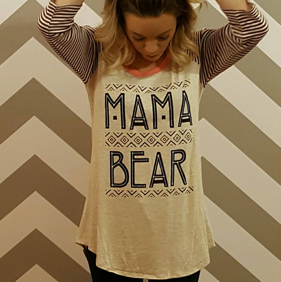 Mama Bear Striped Tunic