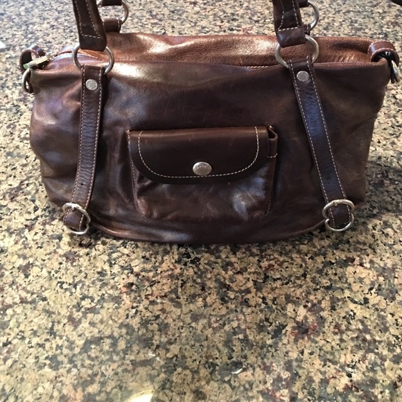 PRUNE Genuine Leather Brown Bag