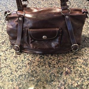 PRUNE Genuine Leather Brown Bag