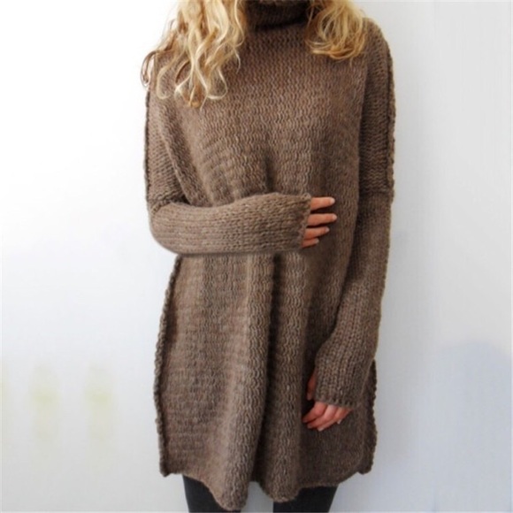 Brown oversized sweater - Picture 2 of 2
