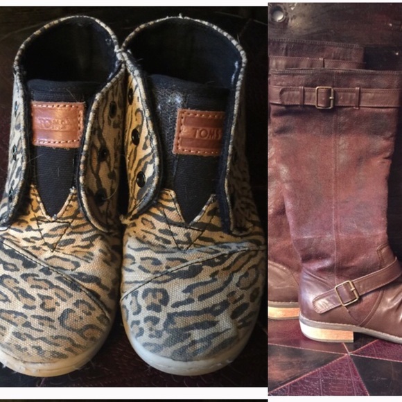 Kids Toms And Chinese Laundry Boots Bundle