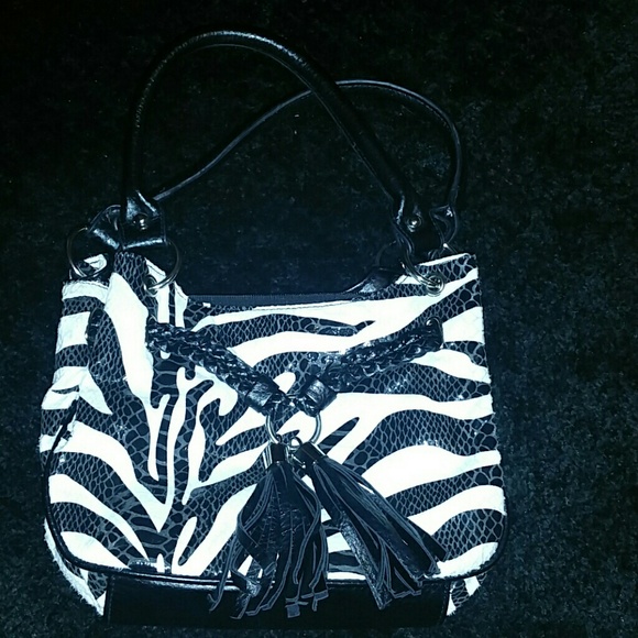 Cute small zebra purse