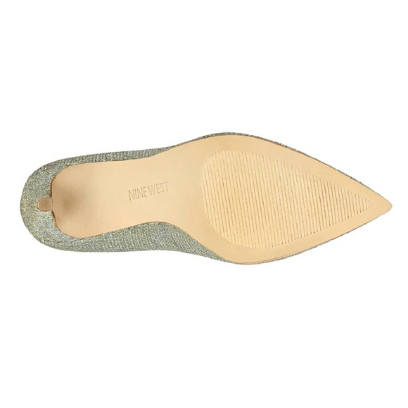 Nine West Women's Metallic Frolic Pointy Toe Pumps - Picture 3 of 3