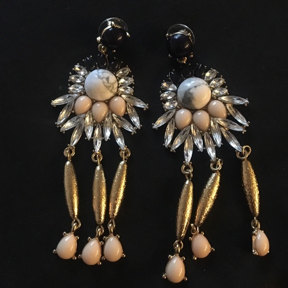 Charming Charlie Jewelry - Gold statement earrings