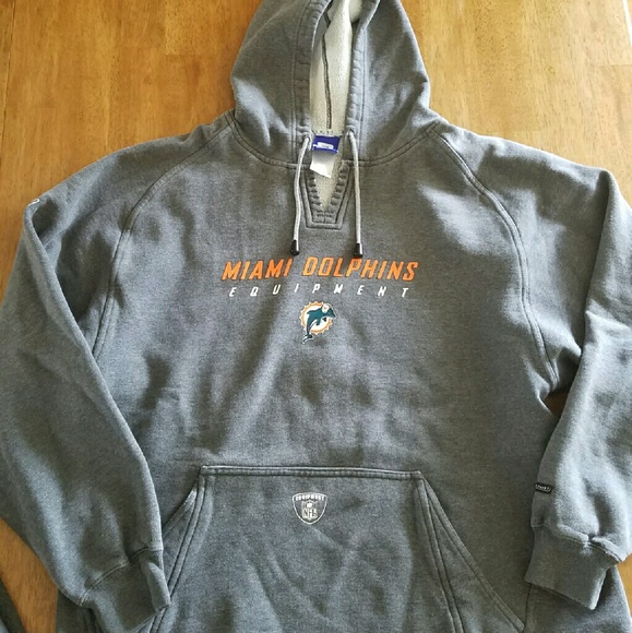 Reebok men's Miami Dolphins sweatshirt size LG