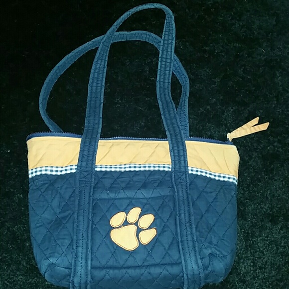 Clemson quilted bag